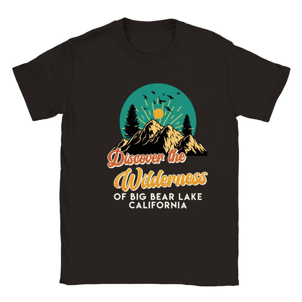 Vintage DISCOVER THE WILDERNESS OF BIG BEAR LAKE Classic Kids Crewneck T-shirt