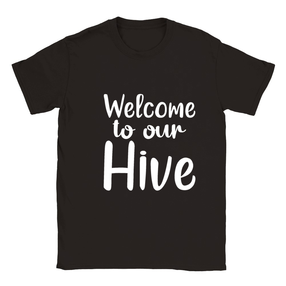 Welcome To Our Hive Classic Kids Crewneck T-shirt