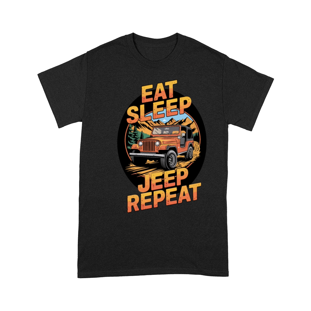 EAT SLEEP JEEP REPEAT Comfort T-shirt