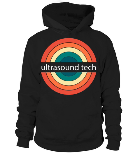 Retro Vintage Sonogram Funny Ultrasound Tech Hoodie Unisex