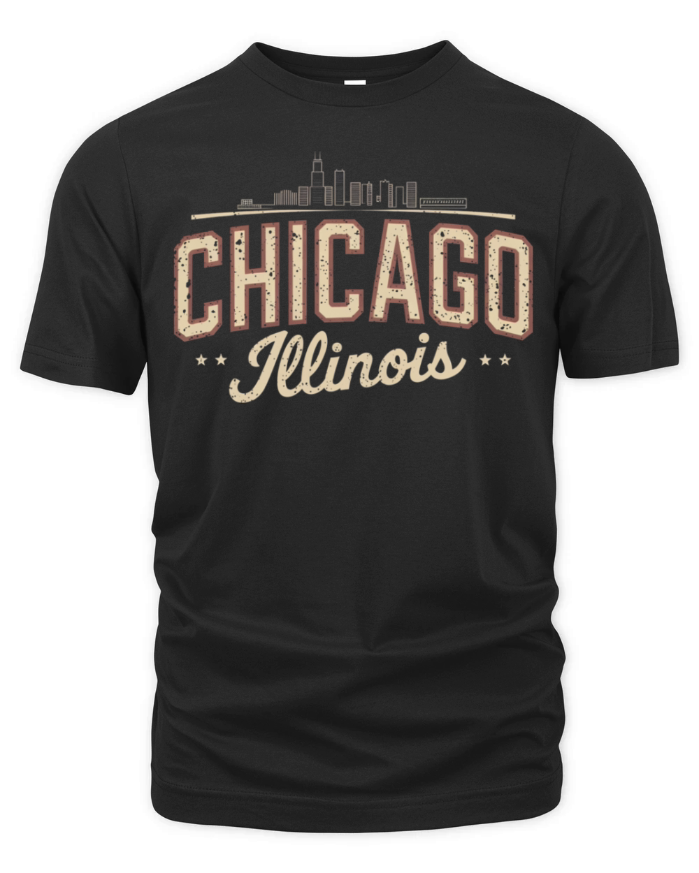 Chicago Illinois Organic Unisex T-shirt
