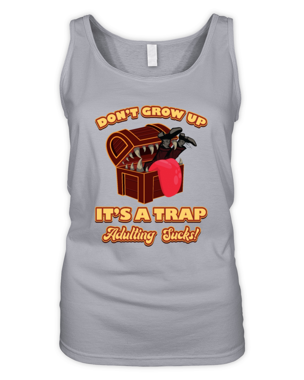 Don t Grow Up It s A Trap - Funny Organic Women's Tank Top