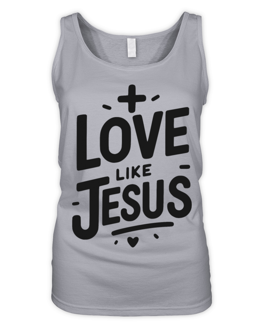 Love is Jesus Organic Women's Tank Top