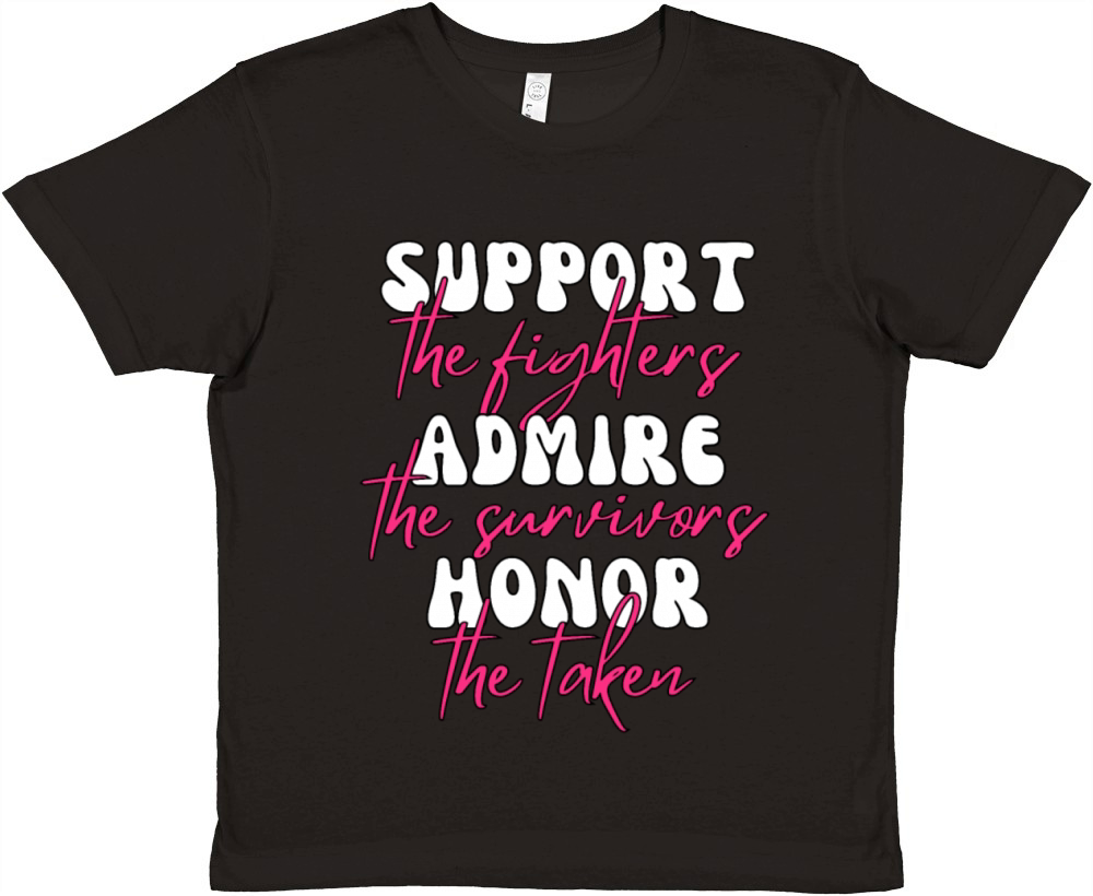 Support The Fighters Admire The Survivors Premium Kids Crewneck T-shirt