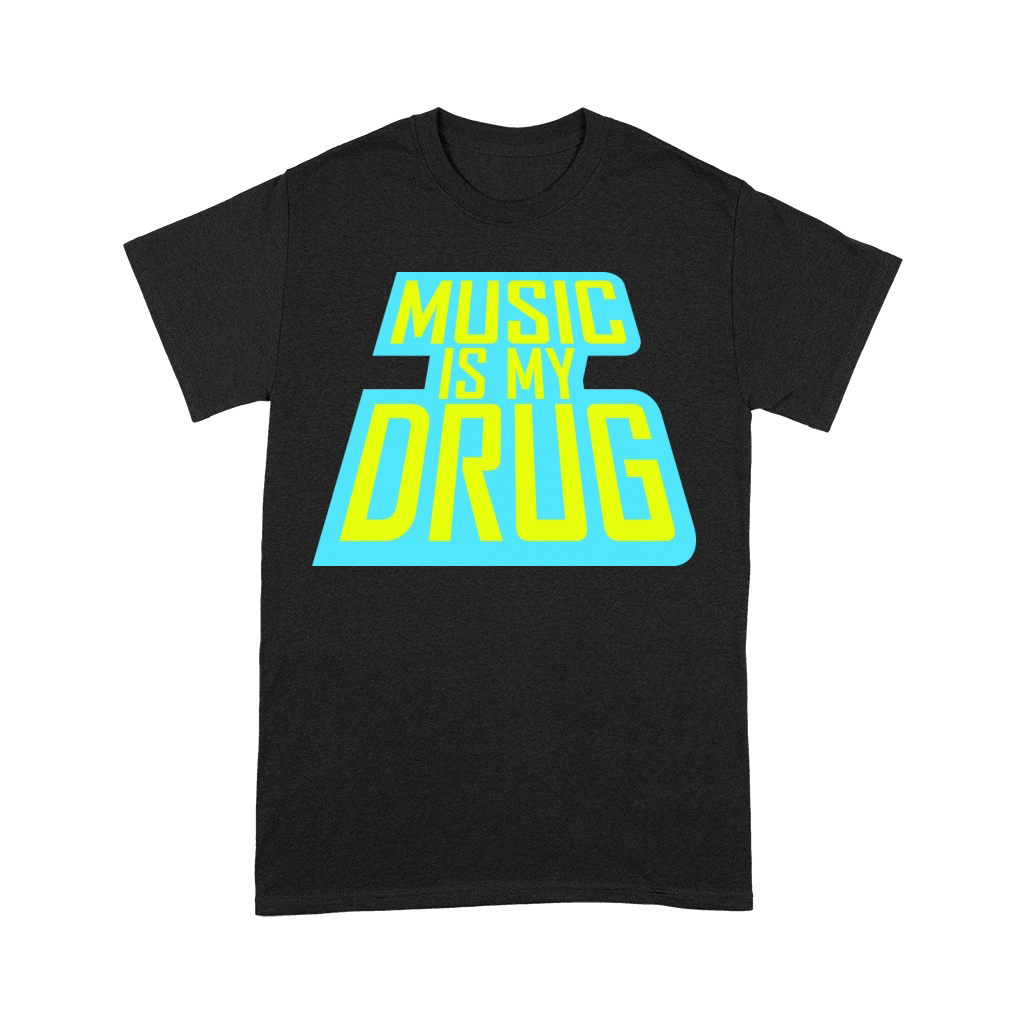 Music Is My Drug Medicine Healing Party Love Logo Premium T-shirt