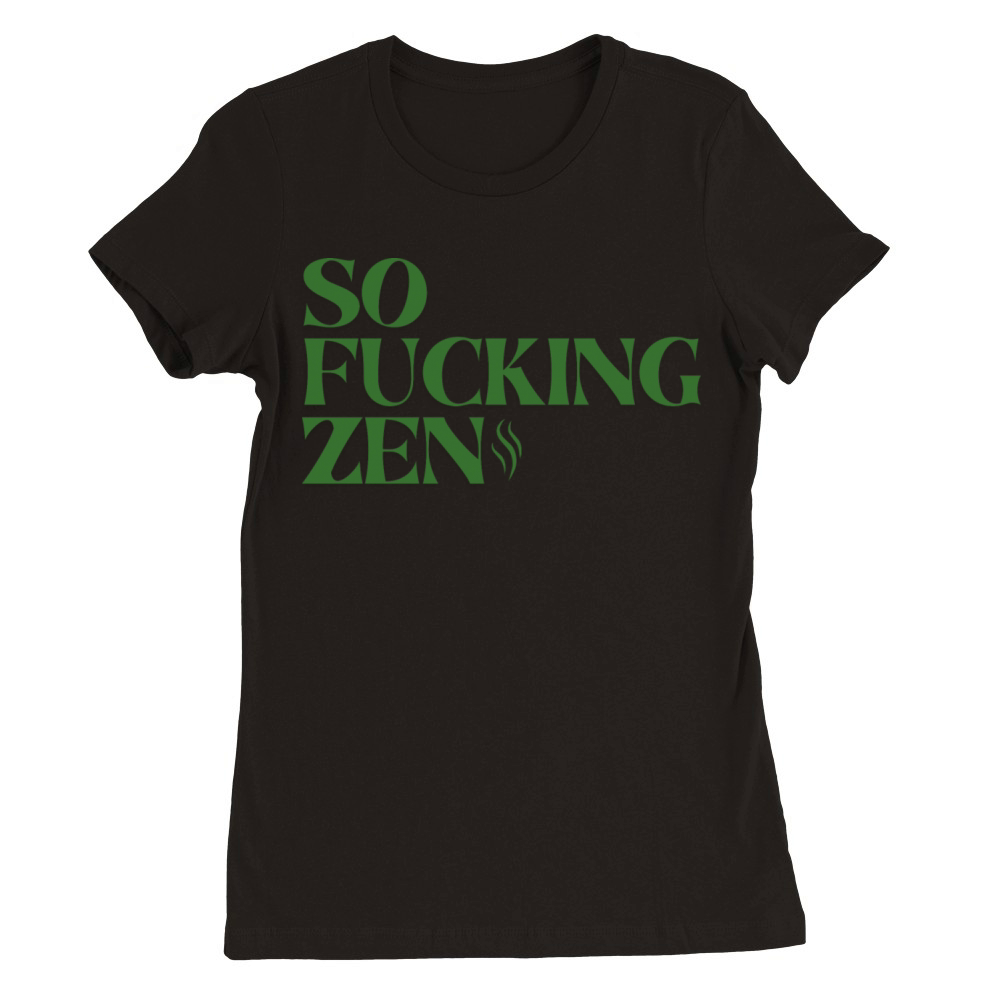 Zen Art Premium Womens Crewneck T-shirt