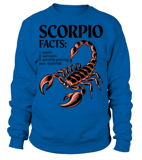 Funny Scorpio Zodiac Quote Sweatshirt Unisex