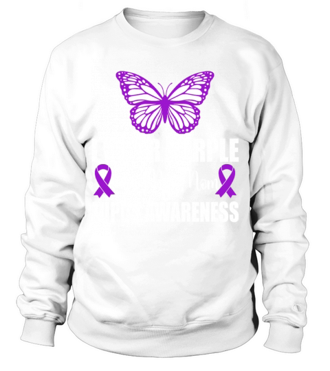 I wear Purple for my Mom Lupus Awareness Sweatshirt Unisex