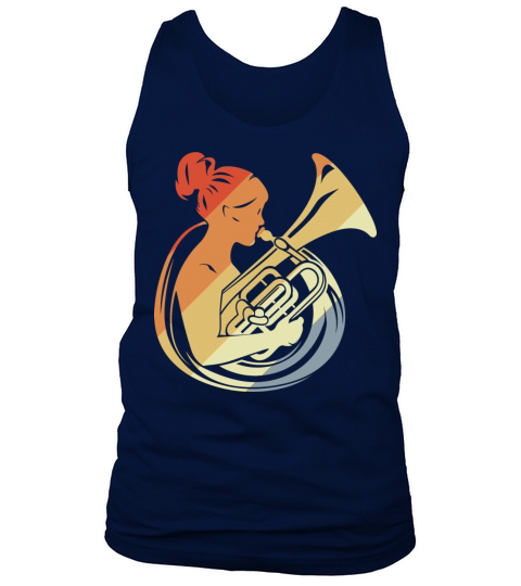 Tuba Girl Vintage Look Tank Top Unisex