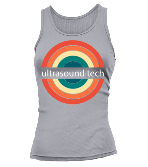 Retro Vintage Sonogram Funny Ultrasound Tech Tank top Woman