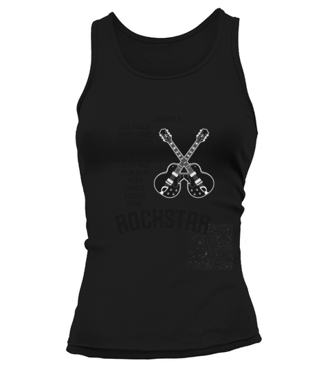 T-shirt aile de guitare rock n Roll Tank top Woman