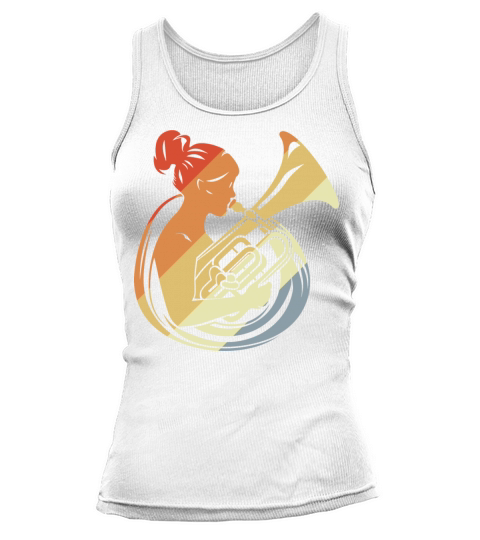 Tuba Girl Vintage Look Tank top Woman