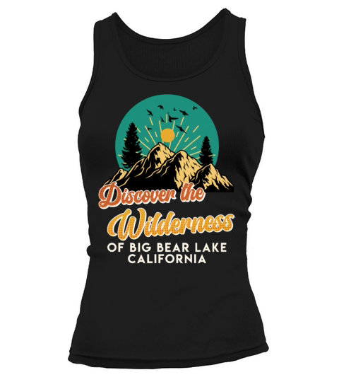 Vintage DISCOVER THE WILDERNESS OF BIG BEAR LAKE Tank top Woman