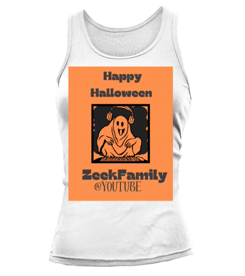 ZeekFamily Happy Halloween Tank top Woman