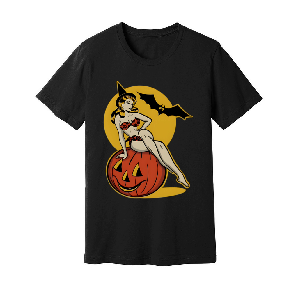Halloween Vintage Unisex Jersey Tee