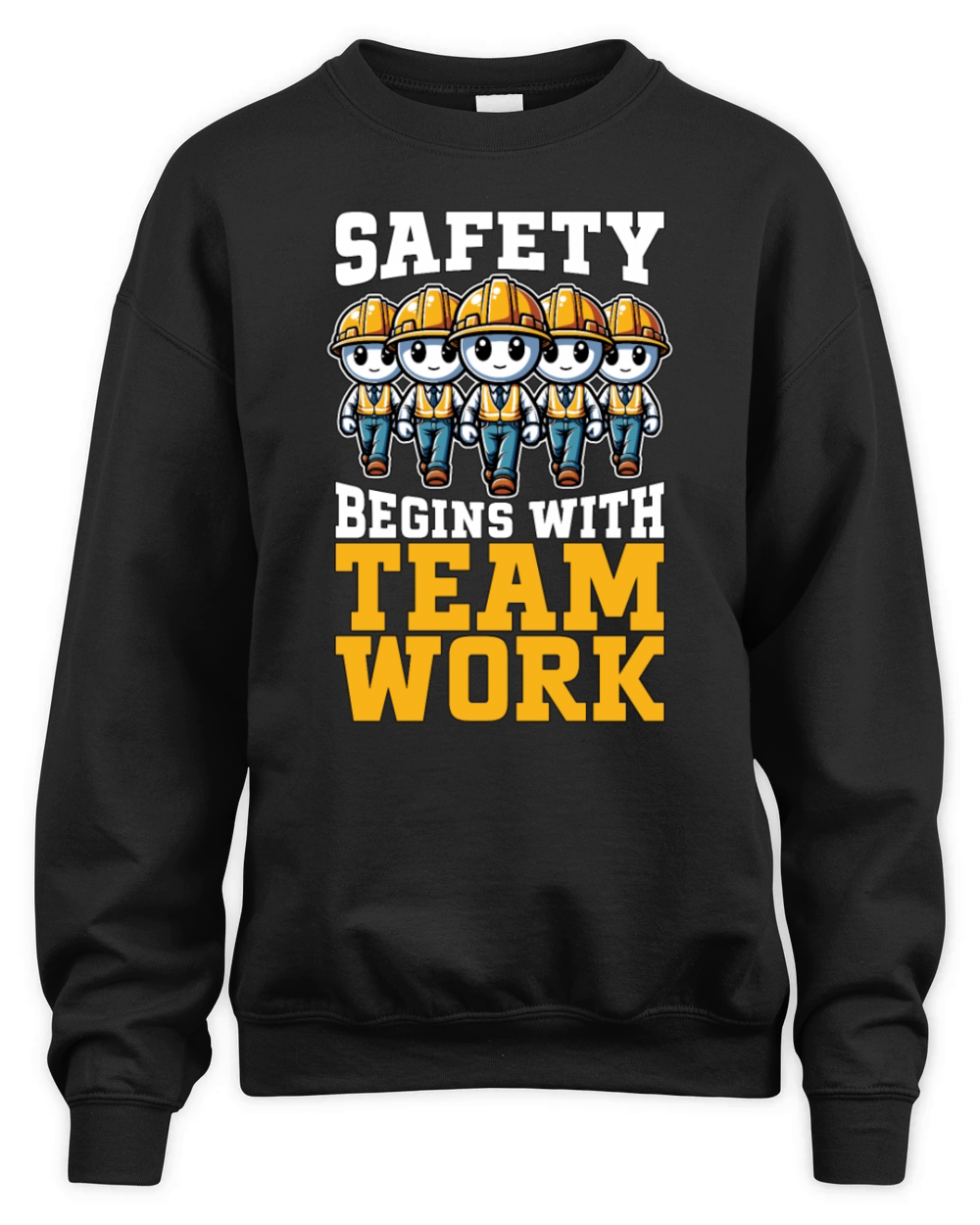 Safety Officer Safety Begins With Patrol Control Unisex Premium Crewneck Sweatshirt