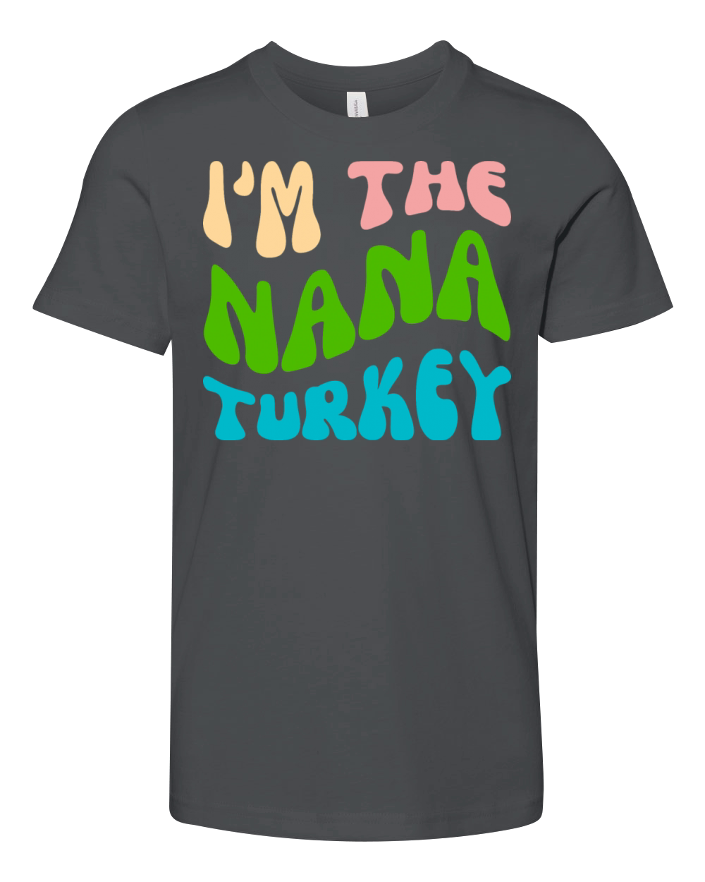 Im The Nana Turkey Youth Unisex Jersey Tee