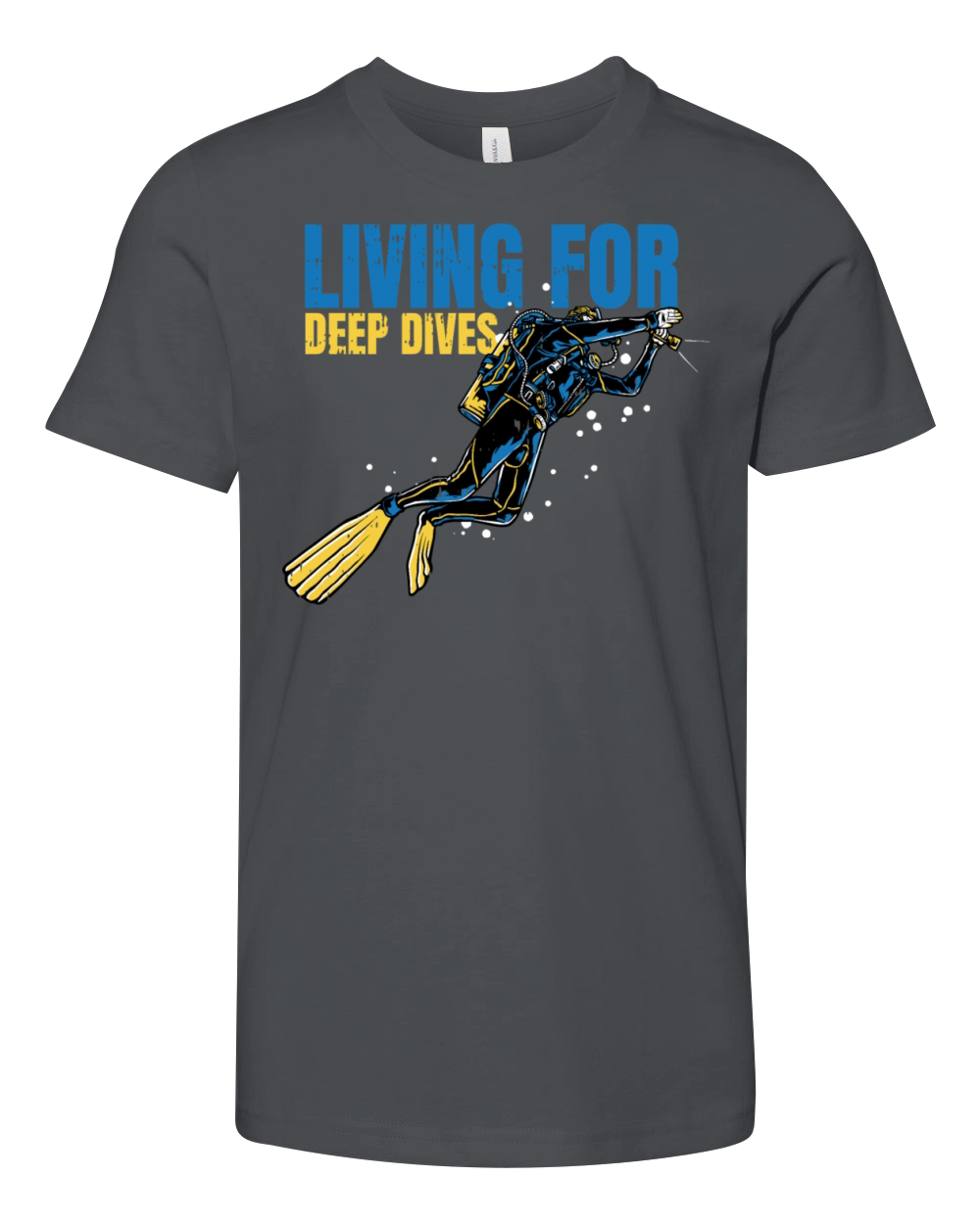 Living for Deep Dives Youth Unisex Jersey Tee