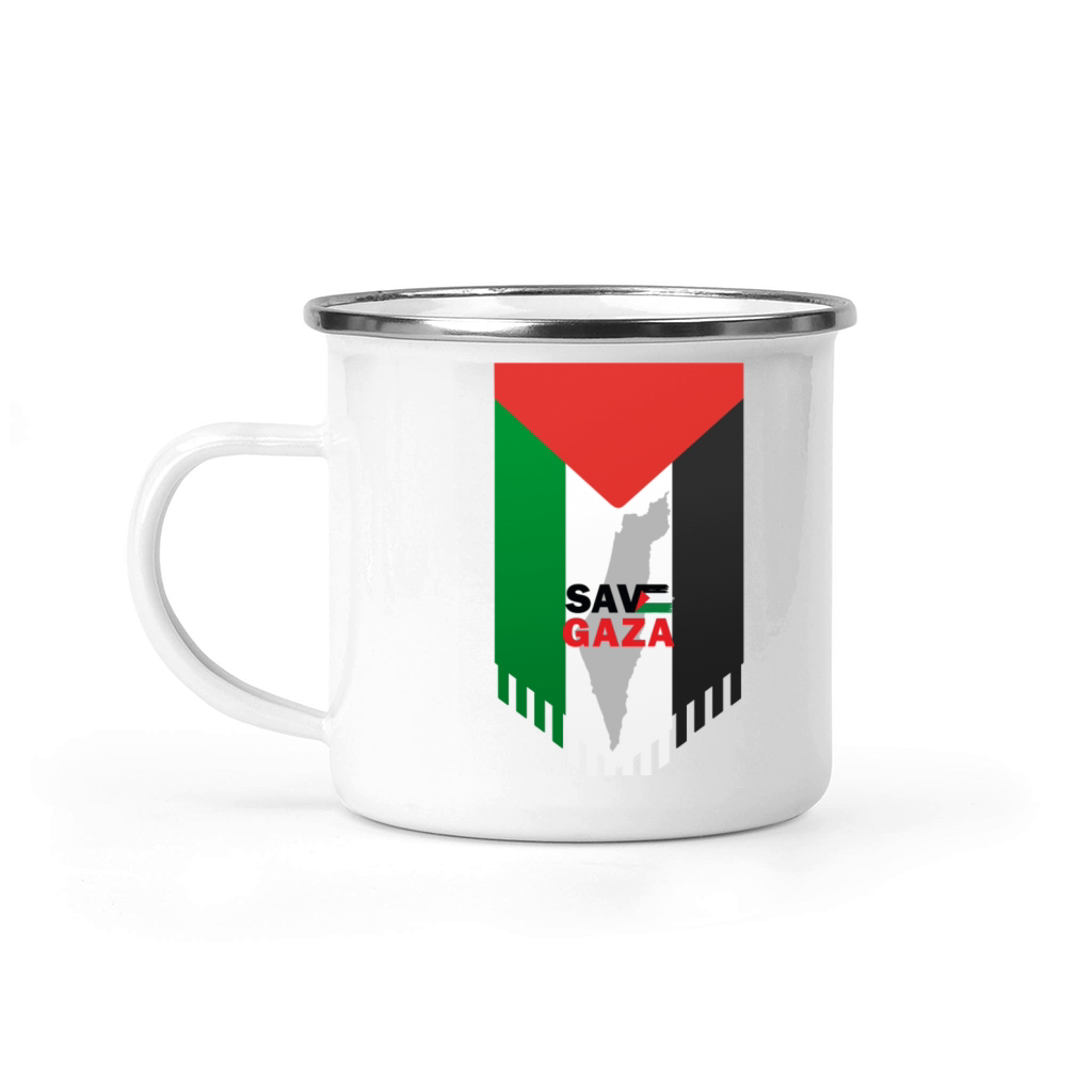 Proud Palestinian Flag T-Shirt Camping Mug