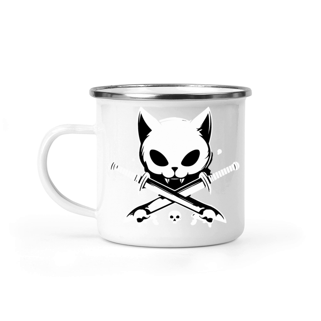 Retro classic Skull Art Mens Graphic Sweatshirt Camping Mug