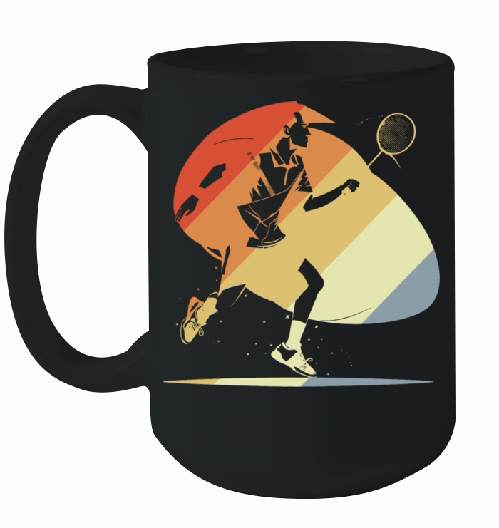 Vintage Badminton Ceramic Mug