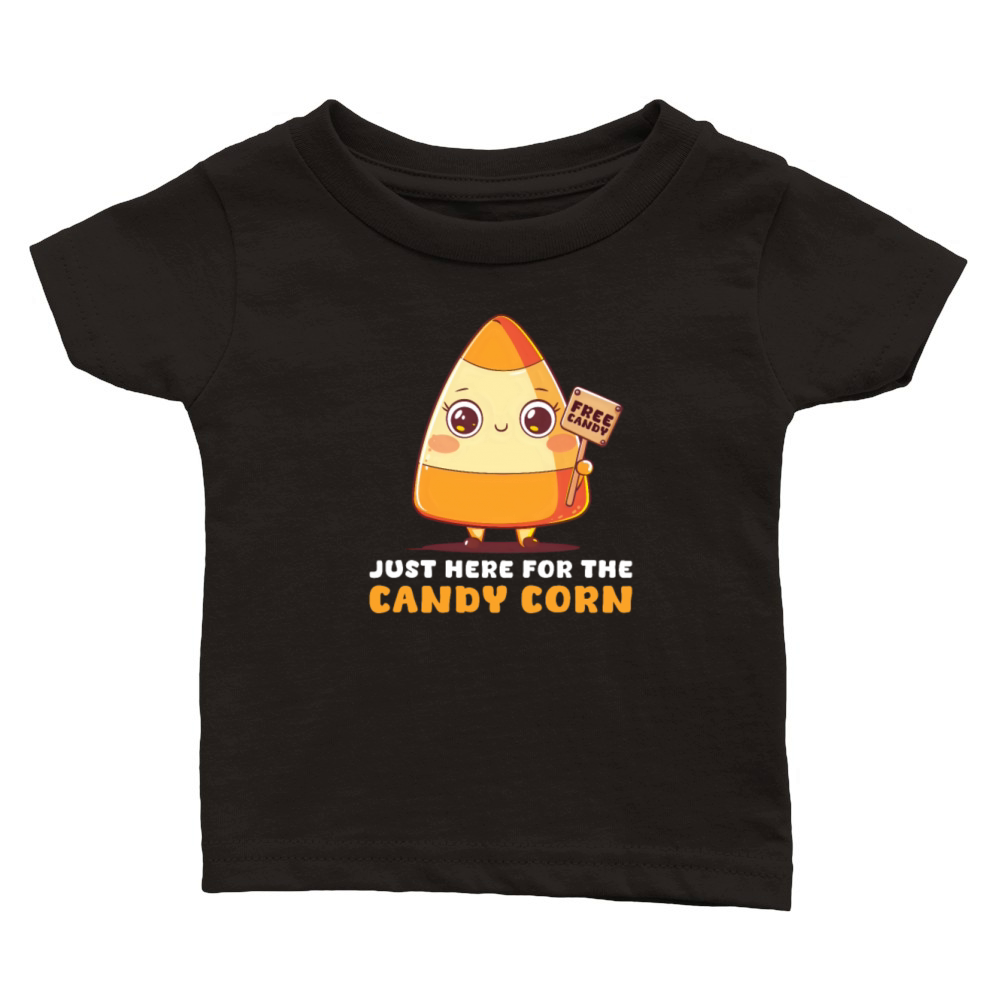 Candy Corn Just Here For The Candy Corn Classic Baby Crewneck T-shirt