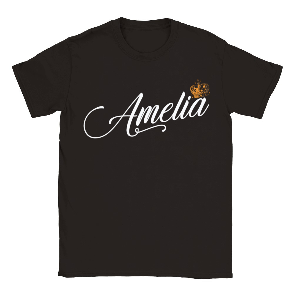 Amelia Name for Women Kids Toddlers - Amelia Classic Kids Crewneck T-shirt