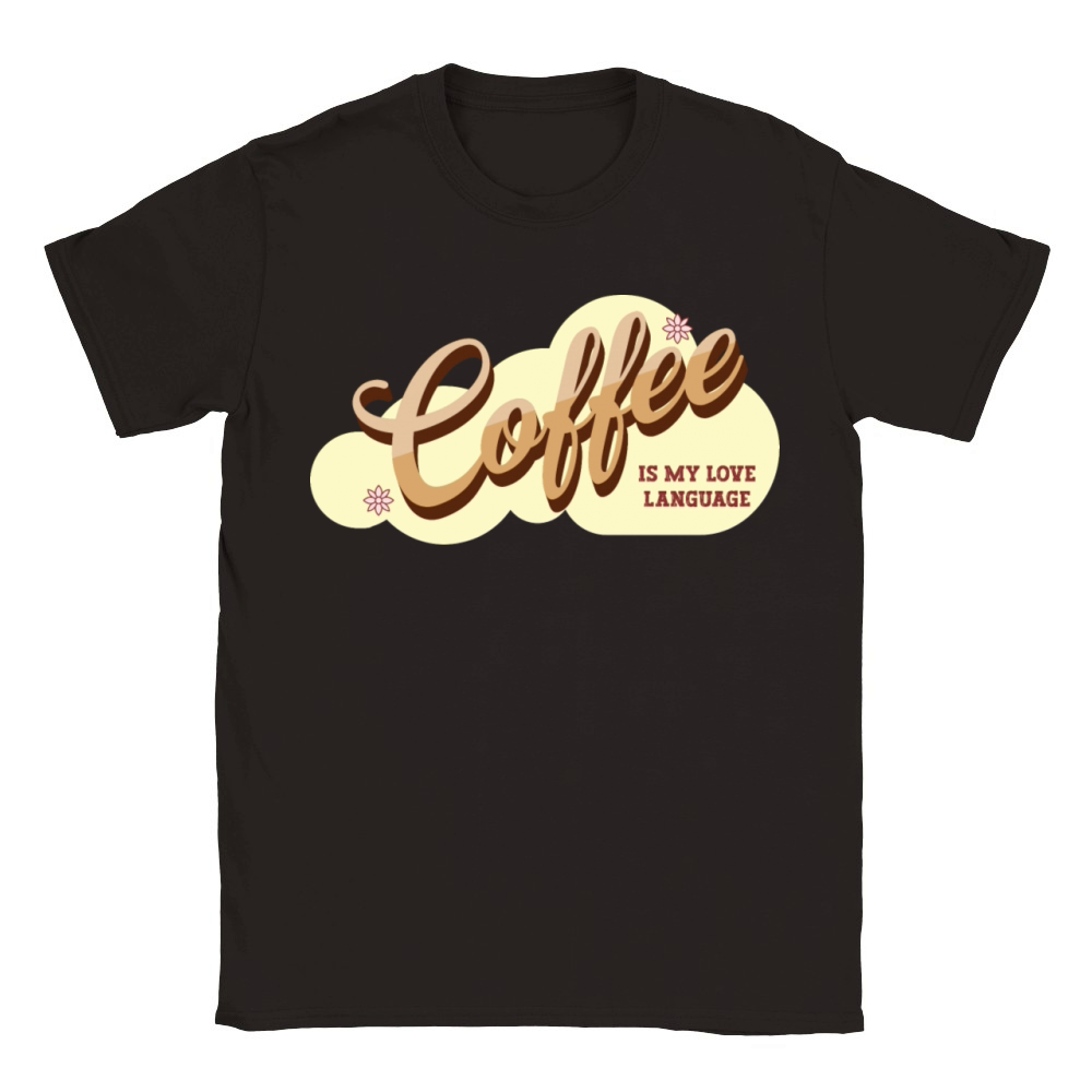 Coffee is my Love Language Classic Kids Crewneck T-shirt