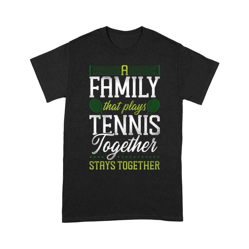 Funny Tennis Player Racket Family Comfort T-shirt