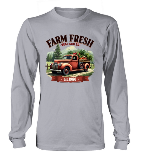FARM FRESH VEGETABLES 01 Long sleeved Unisex