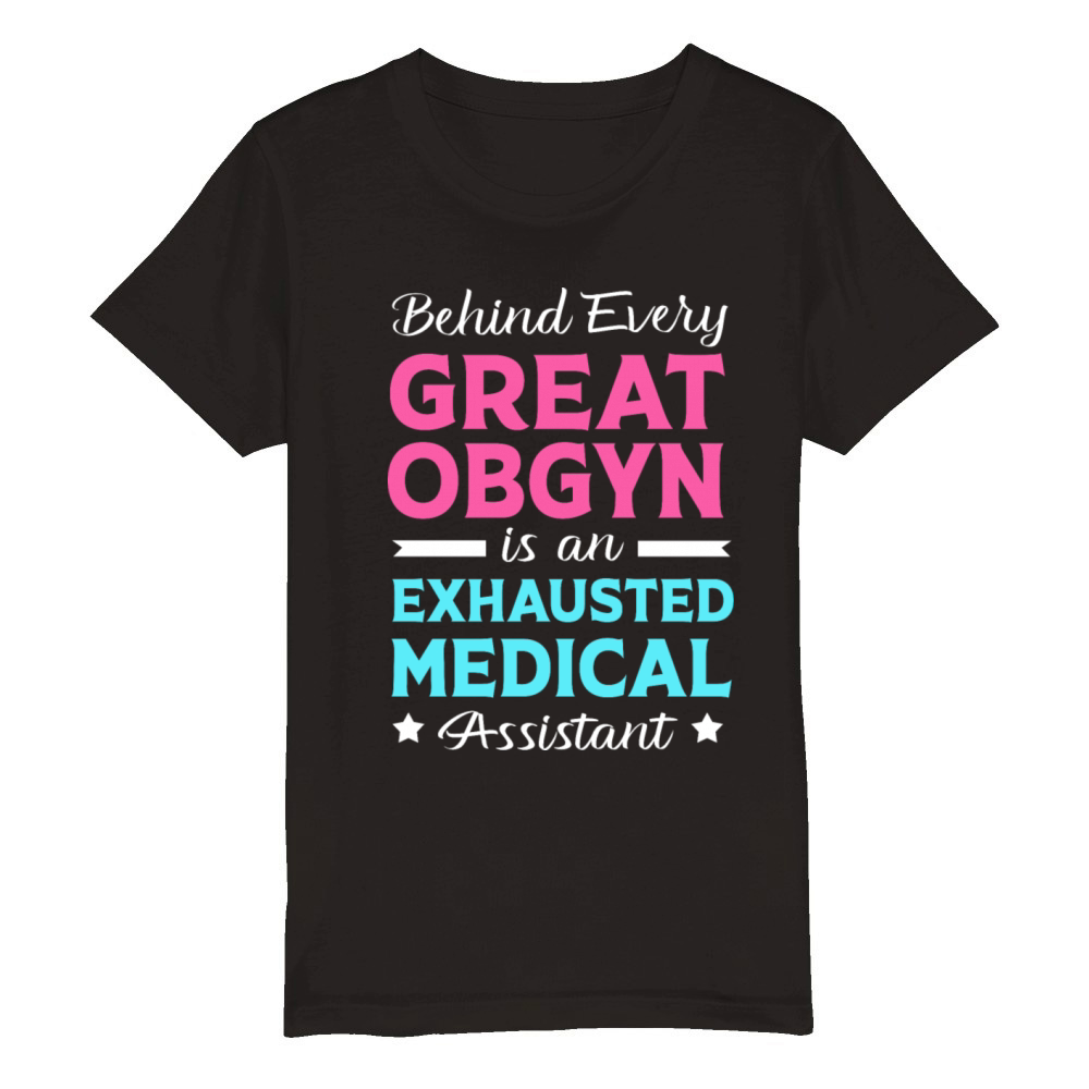 Medical Pregnancy Doctor Obgyn Medical Assistant Organic Kids Crewneck T-shirt