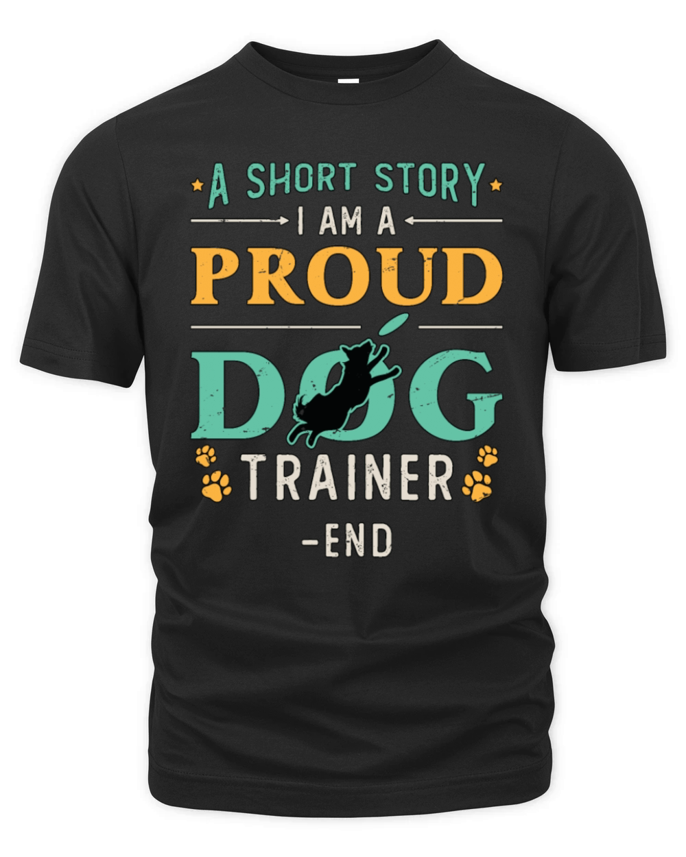 Dog Trainer A Short Story I Am A Proud Dog Owner Organic Unisex T-shirt