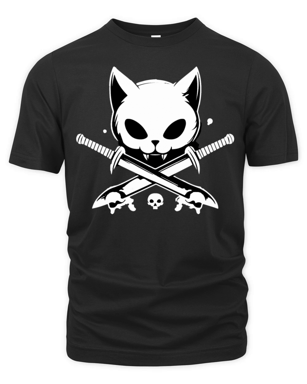 Retro classic Skull Art Mens Graphic Sweatshirt Organic Unisex T-shirt