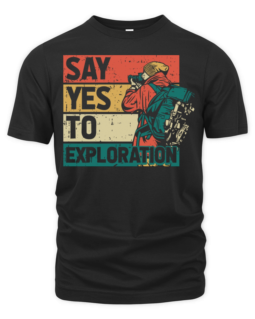 SAY YES TO EXPLORATION Organic Unisex T-shirt