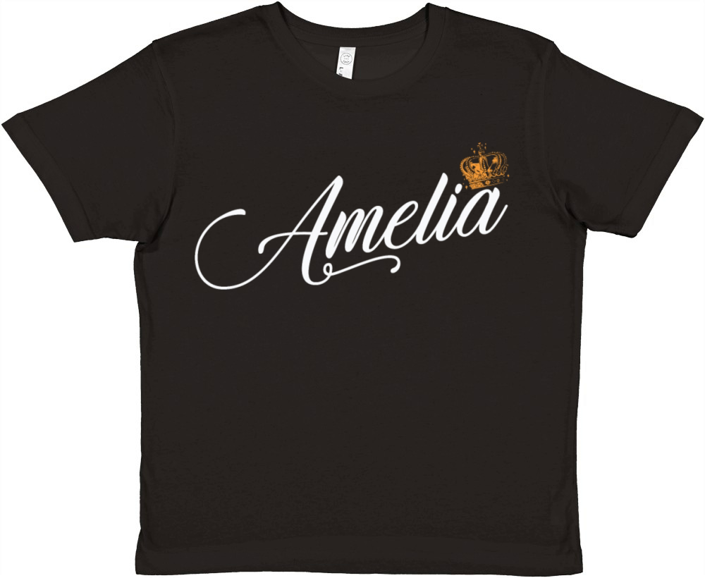Amelia Name for Women Kids Toddlers - Amelia Premium Kids Crewneck T-shirt