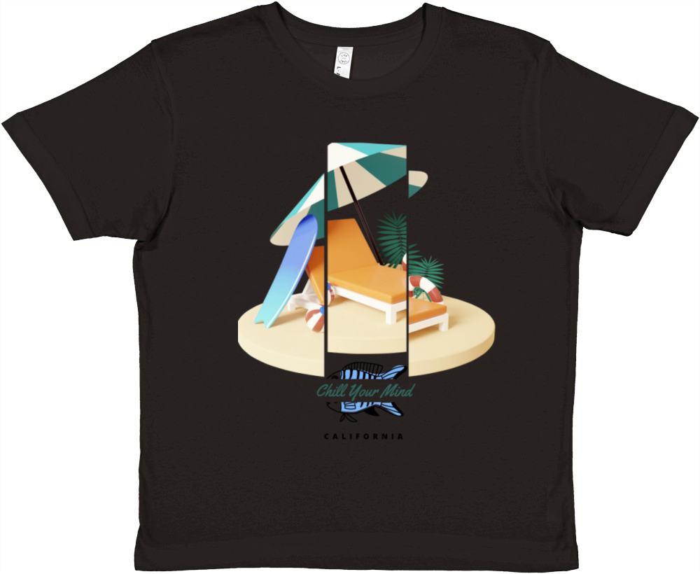 Chill Your Mind Premium Kids Crewneck T-shirt