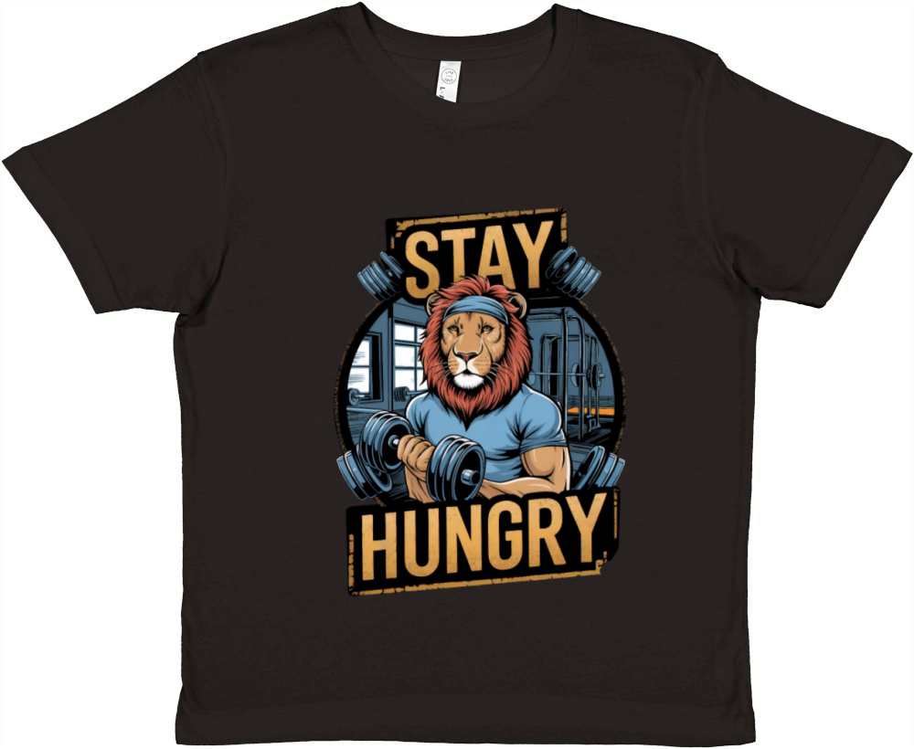 Gym inspiration gym stay hungry Premium Kids Crewneck T-shirt