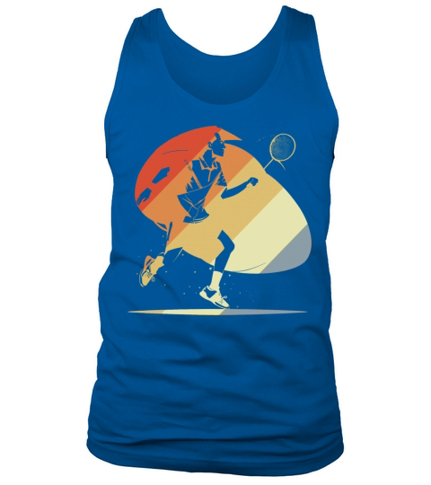 Vintage Badminton Tank Top Unisex