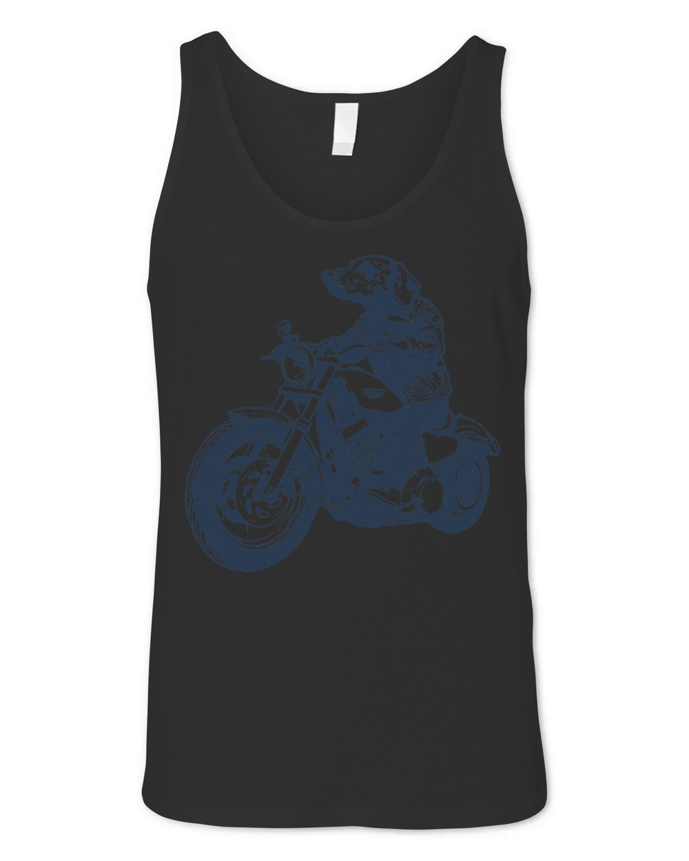 Dachshund Biker Motorcycle Dachshund Chopper Unisex Jersey Tank
