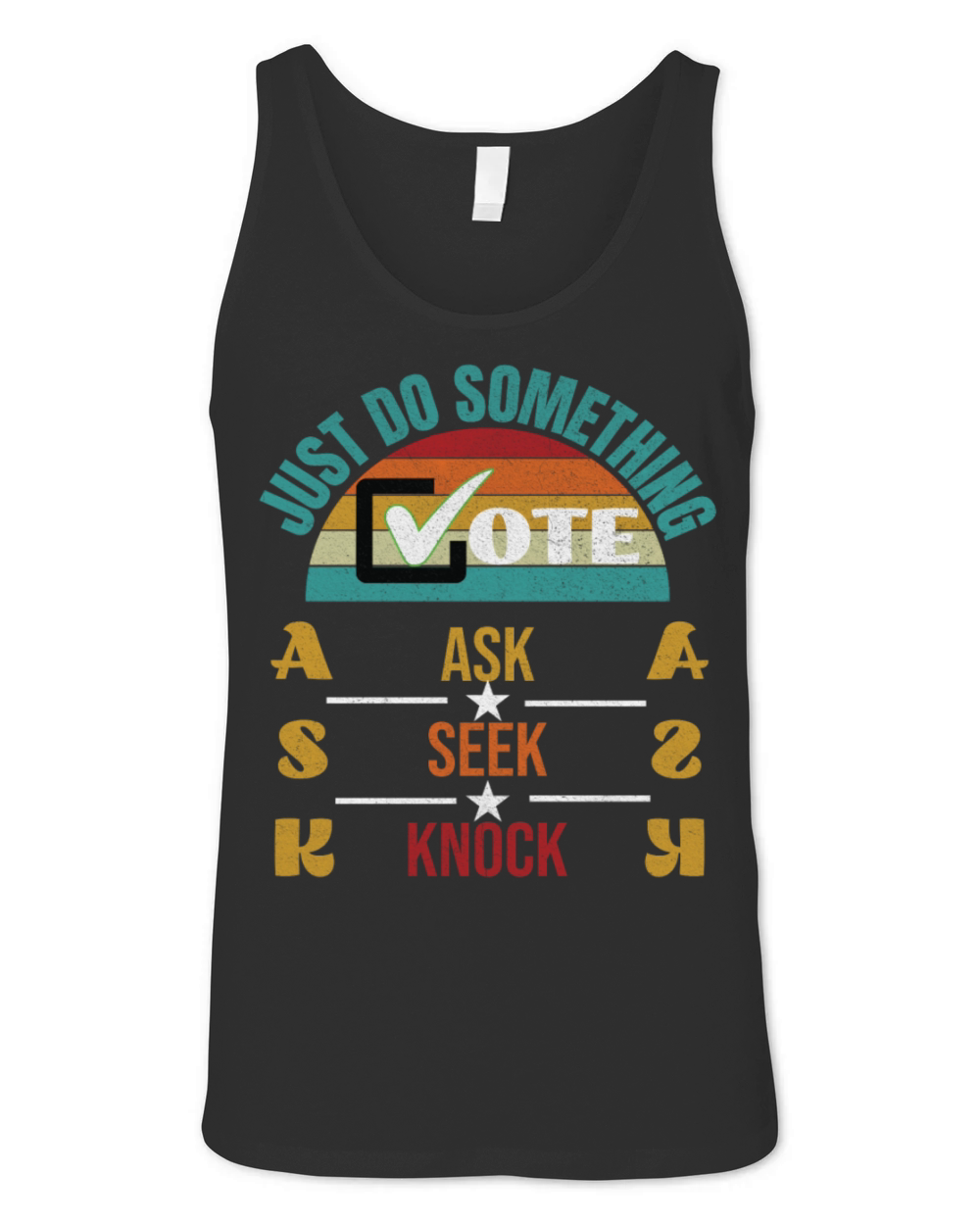 Just Do Something Unisex Jersey Tank