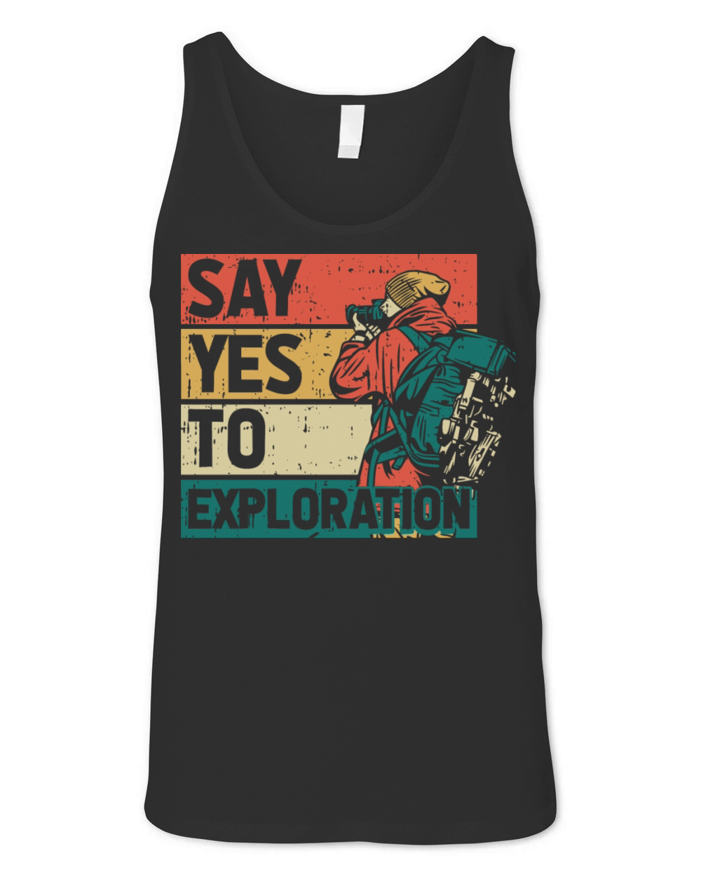 SAY YES TO EXPLORATION Unisex Jersey Tank
