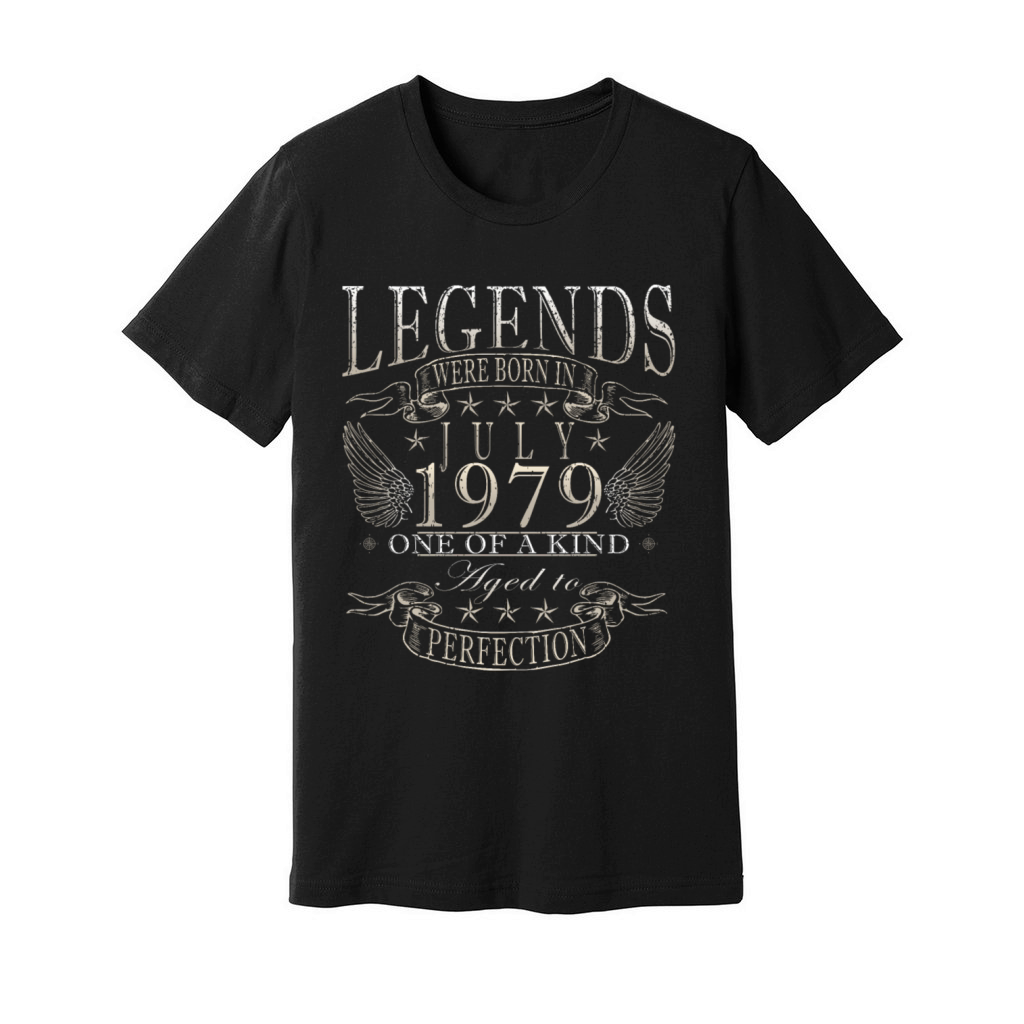 45th birthday 45 years July 1979 Unisex Jersey Tee
