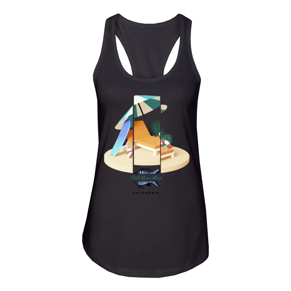 Chill Your Mind Women's Racerback Tank
