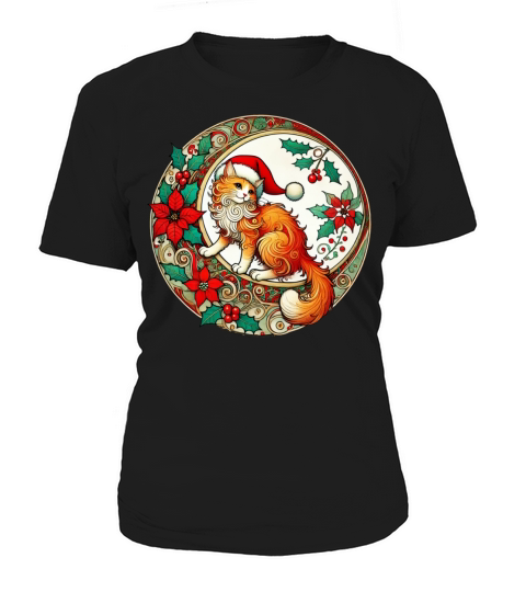 Christmas Cat Women's T-Shirt
