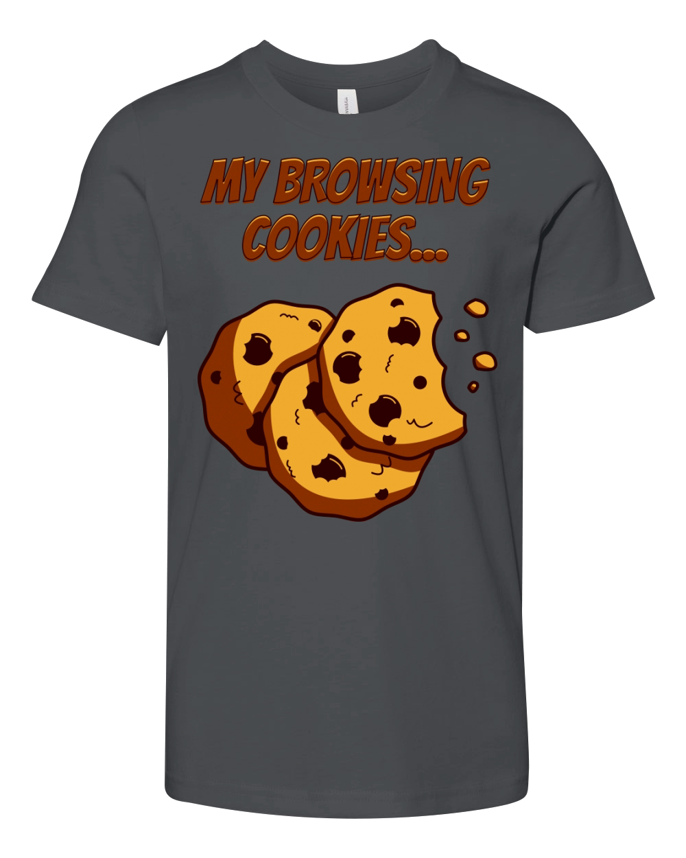 My Browsing Cookies Youth Unisex Jersey Tee