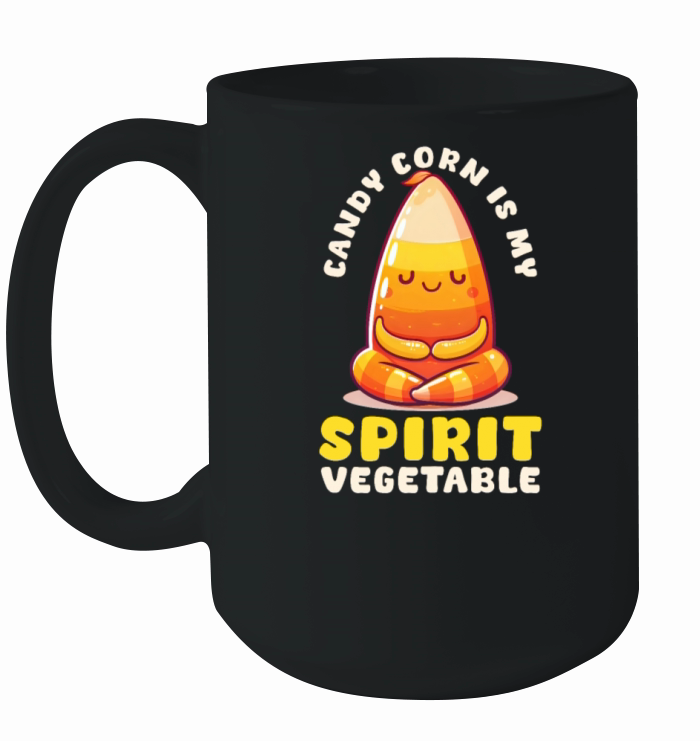 Candy Corn Candy Corn Is My Spirit Vegetable Ceramic Mug