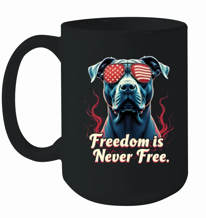 Freedom Is Never Free Ceramic Mug