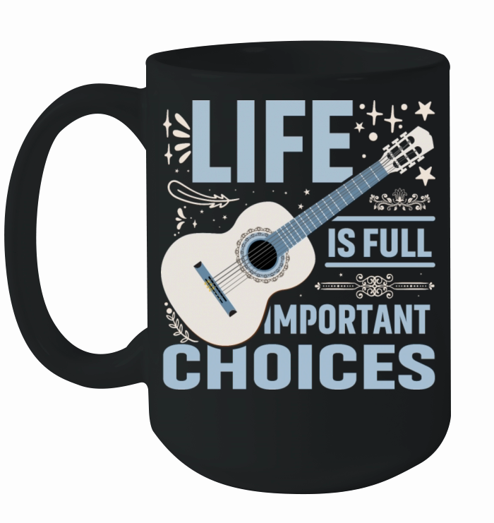 Funny Life Is Full of Important Choices Vintag tee Ceramic Mug