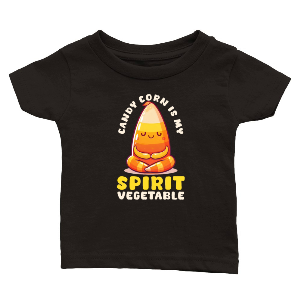 Candy Corn Candy Corn Is My Spirit Vegetable Classic Baby Crewneck T-shirt