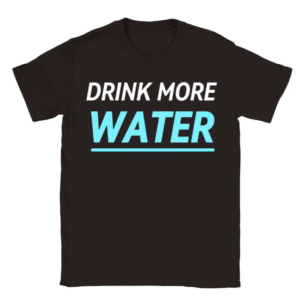 DRINK MORE WATER Classic Kids Crewneck T-shirt